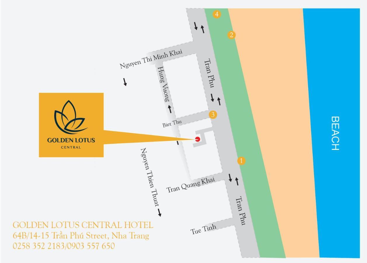 Golden Lotus Central Hotel Nha Trang Exterior photo